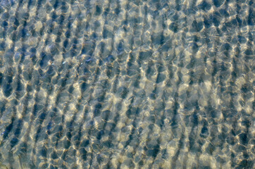 looking at baltic sea surface from above