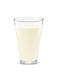 グラス 牛乳 飲み物 イラスト リアル 汗