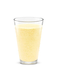 グラス スムージー バナナジュース 飲み物 イラスト リアル 汗