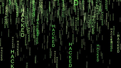 Hacked data code on the web