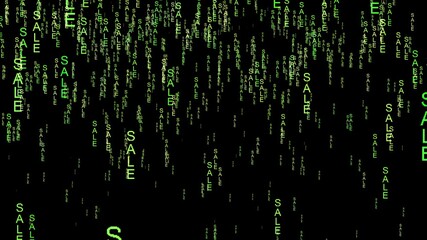 Sale computing data code on the web