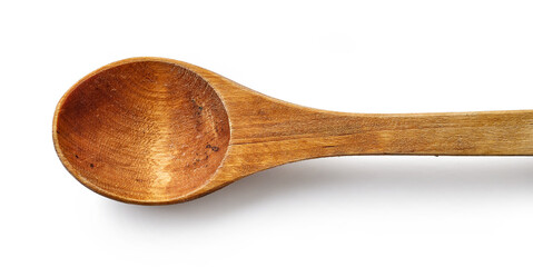 empty wooden spoon