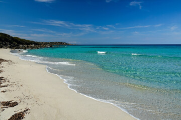 Fototapeta na wymiar La plage de Bodri, Corbara en Corse
