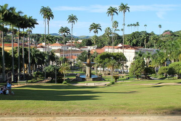 Obraz premium Praça da cidade de Vassouras, Brasil