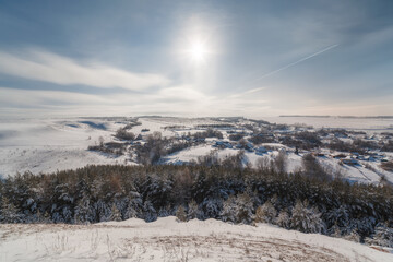 winter mountain landscape