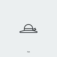 hat icon vector sign symbol
