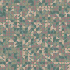 Abstract Geometric Pattern generative computational art illustration