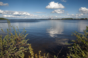 lake and clouds