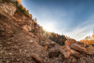 autumn in the mountains