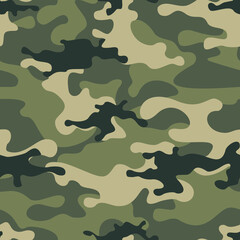 
Camouflage seamless pattern from spots. Military texture. Modern camo. Print. Vector illustration