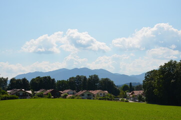 Fototapeta na wymiar beautiful bavarian landscape