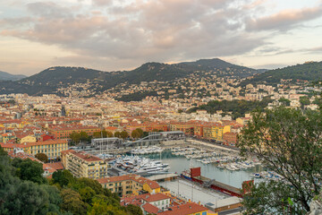 Obraz premium Beautiful and Amazing Scenes from Nice, France