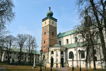 Bazylika kolegiacka Grobu Bożego, Klasztor w Miechowie w Małopolsce, - obrazy, fototapety, plakaty