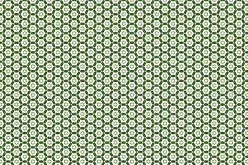 green and white seamless pattern Honeycomb. Simple seamless pattern with decorative elements plaid, tablecloths, clothes, shirts, dresses, paper, bedding