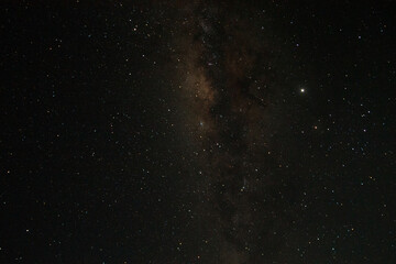 Austral sky milky way detail taken from Tanzania