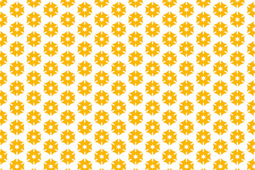 yellow seamless pattern with flowers, seamless background with flowers on White.