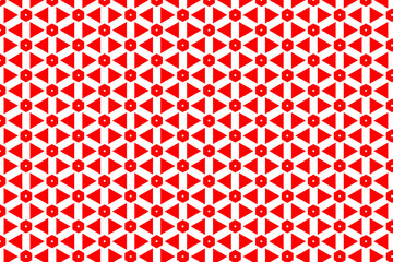 red and white pattern. Seamless Christmas wrapping paper pattern. Festive Christmas dot pattern. White dots on a red background. 