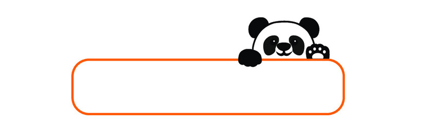 panda button orange © Giorgi