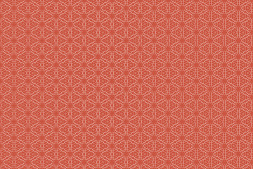 seamless pattern with red flowers. Modern Seamless Geometric background pattern Decorative flower graphic pattern