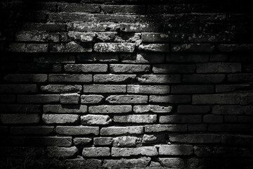 Texture of old gray concrete wall for dark background