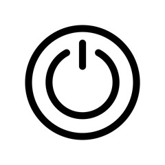 Power off icon. Power on icon. On-Off icon vector illustration. Start button. On Off switch, vector icon