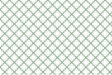 Fototapeta premium link fence with barbed wire flower shape seamless geometric pattern design texture