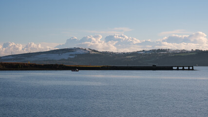 View of the Larne Lough, Northern Ireland, UK