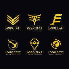 Airline logo pack free vector