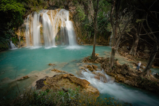 Chiflon&acute;s Waterfalls Chiapas Mexico