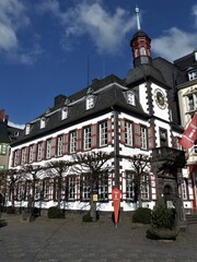 Altes Rathaus am Marktplatz in Mayen / Eifel