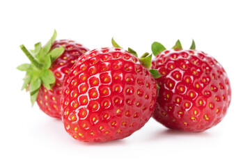 strawberry isolated on white background