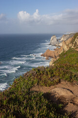 beautiful view on the sea and landscape from the oic of mountain
