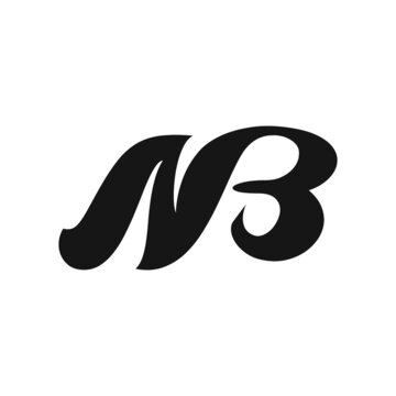 Initial bn letter logo vector template design. Linked letter nb logo design. Simple bn vector template.