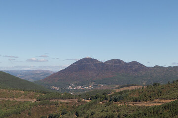 Nossa Senhora da Graca and mountain chain of Mondim de Basto