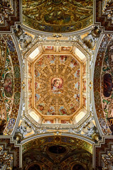 Fototapeta na wymiar San Alessandro Cathedral in Bergamo