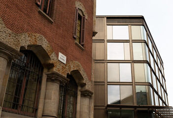 City building from Barcelona, Spain