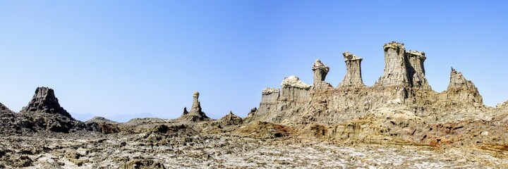 Fototapeta premium Paysages volcanique du nord de l'Ethiopie
