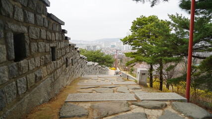 Fototapeta na wymiar 韓国 水原（スウォン）の風景