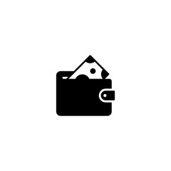 Wallet icon vector for computer, web and mobile app