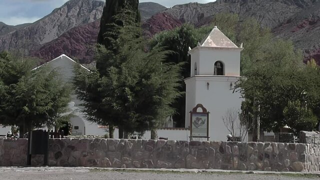 Church of Saint Francis of Paula (Iglesia de San Francisco de Paula) in Uquia Village, Quebrada de Humahuaca, Jujuy Province, Argentina. 