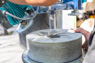 nixtamal millstone grinding machine