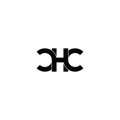 chc letter original monogram logo design