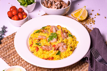 shrimp risotto