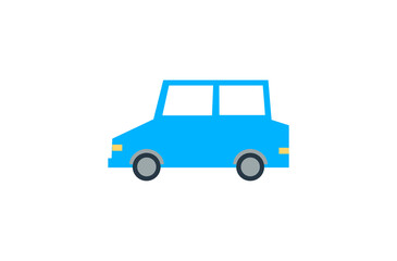 Sport Utility Vehicle vector flat icon. Isolated SUV car, off road vehicle, automobile emoji illustration