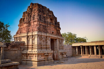 archeological site of a hindu temple from hoysala dynasty