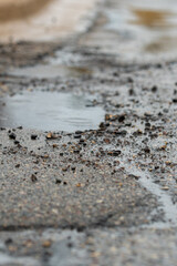 Spring Potholes and Puddles