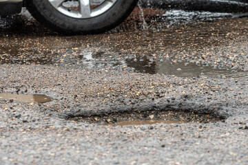 Spring Potholes and Puddles