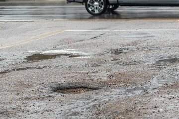 Spring Potholes and Puddles