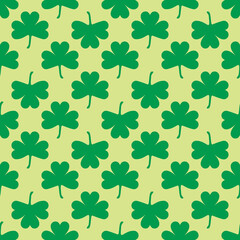 St. Patrick's day holiday background. Seamless Pattern With Floral Motifs able to print for cloths, tablecloths, blanket, shirts, dresses, posters, papers.