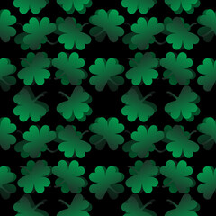 St. Patrick's day holiday background. Seamless Pattern With Floral Motifs able to print for cloths, tablecloths, blanket, shirts, dresses, posters, papers.